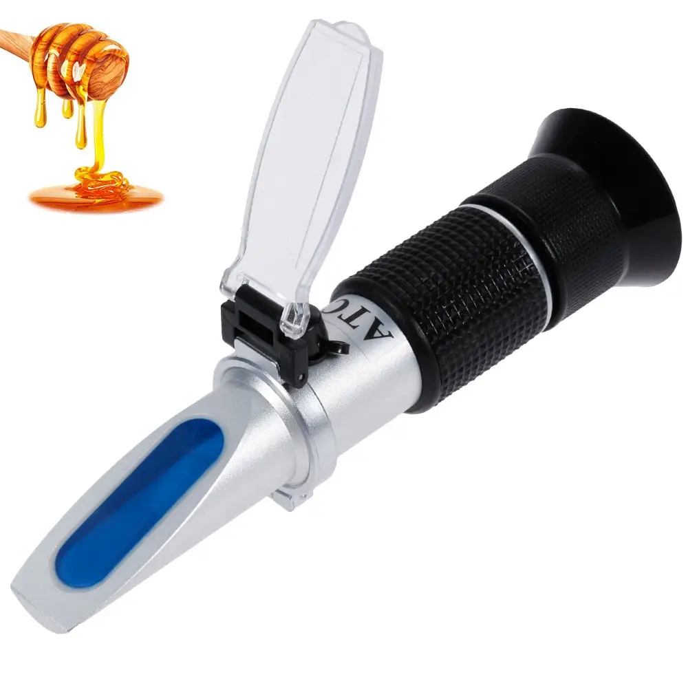 Suiker Digitale Brix Honing Refractometer Apparatuur 0-32% Brix Specifieke Bijenteelt Honing Pocket Refractometer