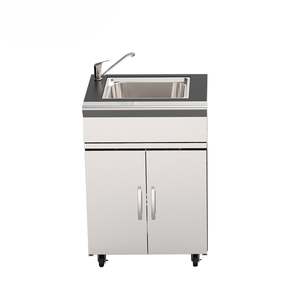 Accessories Customized Outdoor Kitchen Cabinet Stainless Steel BBQ Cabinet Sink