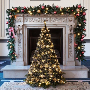 New High Quality Foldable Standing Base Christmas <strong>Tree</strong> Floor Ornament <strong>with</strong> LED <strong>Lights</strong> - Product Image 3