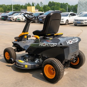 For HT-42 Li Ride-On Lawn Mower Cordless 40V 6AH*6 <b>Battery</b> Self Propelled 38-Inch <b>Flat</b> Blade Grass Box Industrial Grade - Product Image 2