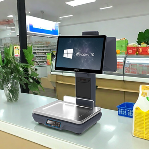 Longfly thông minh ai tất cả-trong-một POS quy mô Màn hình kép tiền mặt đăng ký với màn hình cảm ứng PC cho siêu thị sử dụng phần cứng - Product Image 5