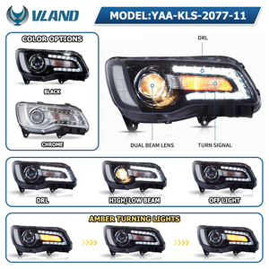 Feux avant LED VLAND Aftermarket style 300S, feux avant LED dynamiques pour Chrysler <span class=keywords><strong>300</strong></span> 300C SRT <span class=keywords><strong>SRT8</strong></span> 2011-2023 - Product Image 3