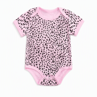 Baju Tidur Bayi Katun Lembut Lengan Pendek untuk Bayi Baru Lahir, Bodysuit Seluruh Badan, Nyaman Dipakai Sehari-hari