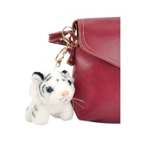 Gantungan Kunci Boneka Harimau Lucu Kawaii, Hiasan Tas Boneka Hewan, Liontin Mainan Harimau Mini Lembut untuk Hadiah Tas Ransel