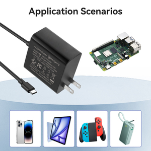 Chúng tôi AC cắm 5.1V 5A 9V 3A 12V 2.25A 15V 1.8A 27W Loại C PD sạc nhanh 5.1V 5000mA 25.5W Power <span class=keywords><strong>Adapter</strong></span> cho Raspberry Pi 5 - Product Image 4