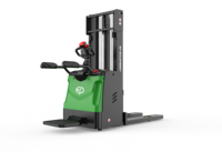 Chariot élévateur électrique d'entrepôt à livraison rapide, 2 tonnes, batterie au lithium, hauteur de levage 3 mètres, 4 mètres, 5 mètres