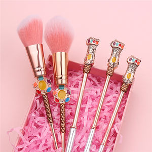 Marvels <span class=keywords><strong>Avengers</strong></span> 5PCs pinceles de maquillaje Set Powder Blush Eyeshadow Eyebrow Makeup Brush Tool Kit - Product Image 3