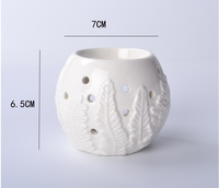 Diffuseur d'arômes pour la maison, brûleur d'huiles essentielles, porte-bougie en céramique, pot décoratif, saison automne, portable, blanc, gris, cadeau