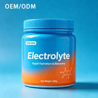 Poudre d'électrolytes à marque privée OEM, mélange de boissons multi-minérales pour l'hydratation, soutient la réhydratation quotidienne, complément nutritionnel sportif