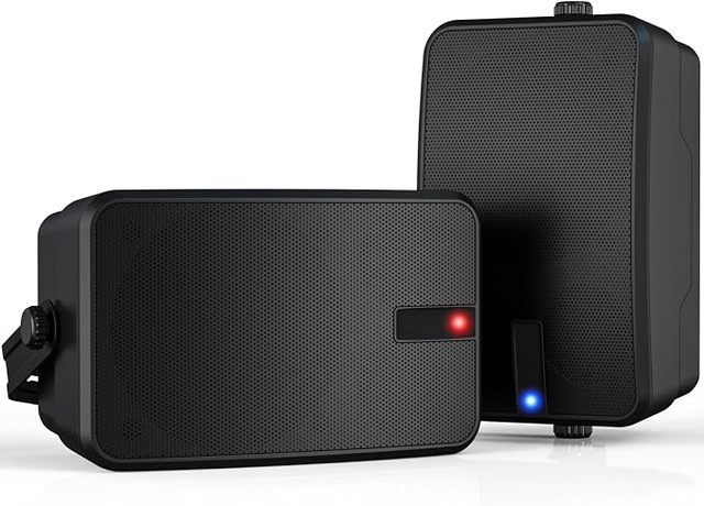 AC-Powered Outdoor Bluetooth Speakers  Wireless Sync 100+ Speakers  IPX5 Waterproof Wall Mount | for Party Patio Porch Garage