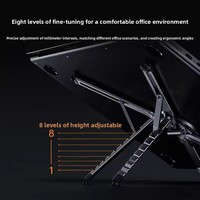 Support de téléphone de bureau universel magnétique en alliage d'aluminium - Support portable multifonctionnel pour téléphones, tablettes, ordinateurs portables