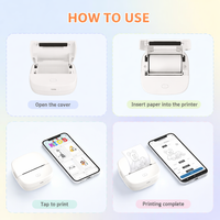 Impresora Térmica B23 en Oferta, Mini Impresora de Bolsillo para Fotos y Recibos, Portátil, sin Tinta, en Stock
