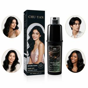 Crème colorante pour cheveux à utiliser d'une seule main - Brosse peigne intégrée pour des résultats de salon impeccables - Product Image 1