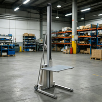 Mini élévateur à bobine V-Block 1,5m 1,8m 2m, petit élévateur électrique pour rouleaux de papier de 100kg 150kg 200kg 250kg 300kg