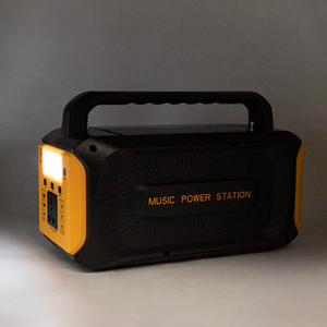 200W Rechargeable LiFePO4 Power Station MPPT Solar Charge Modified Sine Wave <b>External</b> Battery with <b>Speaker</b> - Product Image 4