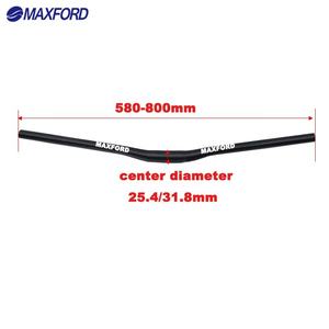 MAXFORD-<span class=keywords><strong>Manillar</strong></span> de <span class=keywords><strong>aluminio</strong></span> para bicicleta de montaña, 25,4x31,8/640/680/720/760/800mm - Product Image 5