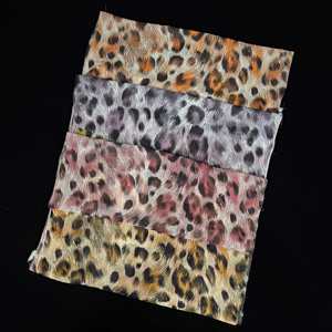 Thoáng Khí Lá Nóng Vải Dập Nóng Vải Leopard In Mô Hình Lá Vàng Dập Vải - Product Image 1