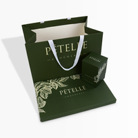 Boîte cadeau de luxe en carton rigide avec couvercle plat mat, impression de logo, pour cadeaux de fêtes, vente en gros