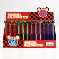 Bolígrafo de Ratón de Dibujos Animados Personalizado con Logotipo O&Q, 0.7mm, Plástico, Material Escolar, Artículos de Oficina, Promoción