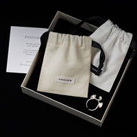 PandaSew Logo personnalisé toile de coton cordon sac cadeau boucle d'oreille bague pochette à bijoux sac à poussière avec étiquette sacs en coton