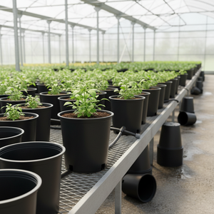 Alta qualità da esterno CA polietilene pentole qualità contenitori di plastica per uso vegetale per vivai - Product Image 3