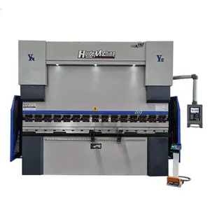 DELEM52S system 125T3200 CNC sheet metal bending machine, aluminum plate and steel plate hydraulic bending machine..