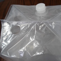 Sacs transparents personnalisés en NY/PET/PE de 3L, 5L, 25L pour contenants internes, sacs Bag-in-Box avec valve pour l'emballage de liquides