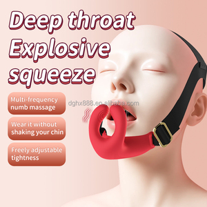 Jouet sexuel oral ergonomique pour adultes avec dispositif de retenue et vibrateur à expansion buccale réglable, jouet sexuel de lit pour couple - Product Image 2