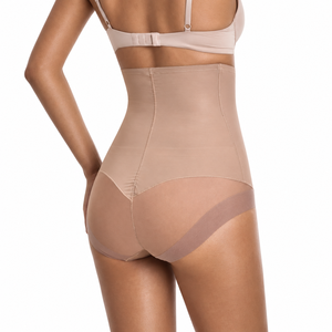 Culotte gainante taille haute pour le contrôle du ventre et le rehaussement des <span class=keywords><strong>fesses</strong></span>, avec ceinture anti-roulement, gaine post-partum - Product Image 2
