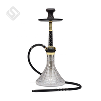 Chicha Allemande Unique en Gros, Personnalisable avec Logo, Multicolore, en Acier Inoxydable, Finition Miroir, Marque SJ, CNC, Cadeau