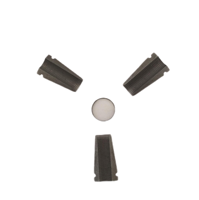 Clip d'ancrage précontraint certifié ISO9001:2008 GB/T14370-2015, résistance à la traction de 1860 MPa pour acier d'ancrage de 12,7-18 mm