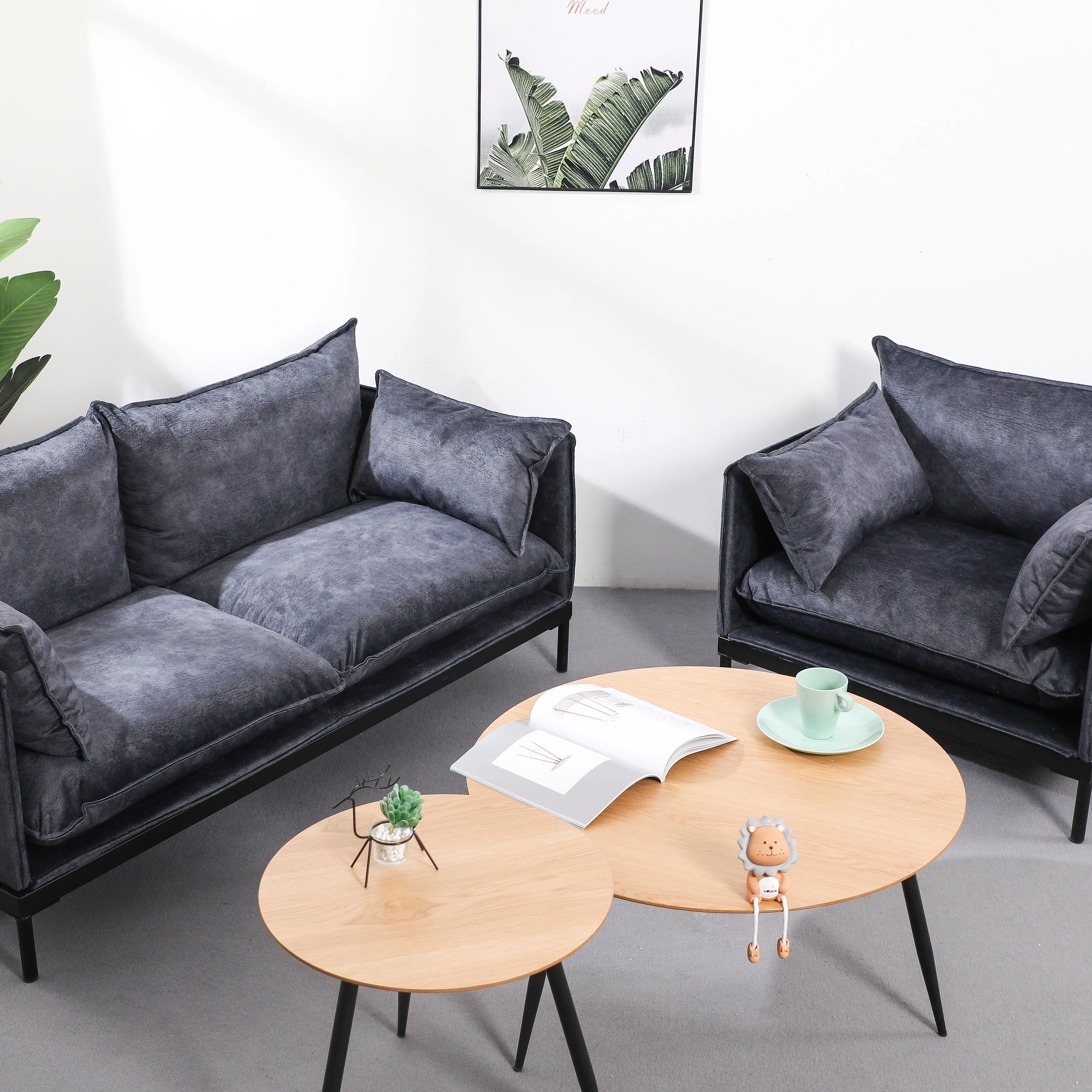 Conjunto de Sofas Moderne Möbel Sofas Section als Loves eats Graues Sofa Wohnzimmer möbel Set