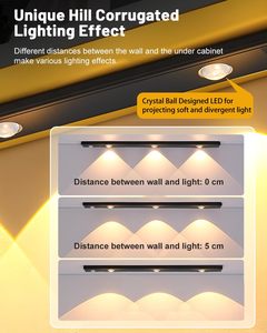 Lámpara LED RGB Súper Brillante para Debajo del Gabinete, 3W, Inalámbrica, con Sensor de Movimiento PIR, Luz para Encimera de Cocina con Control Remoto - Product Image 3