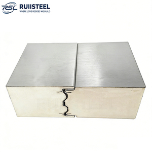 Panneaux sandwich en polyuréthane PU de haute qualité de 100 mm avec un prix compétitif pour une isolation épaisse - Product Image 1