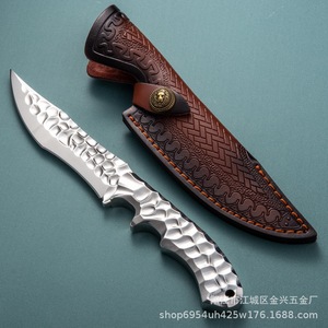 Cuchillo de Supervivencia VG10 de Hoja Fija para Dropshipping en Shopify, Cuchillo Táctico de Espiga Completa para Camping, Bushcraft y Defensa Personal - Product Image 4