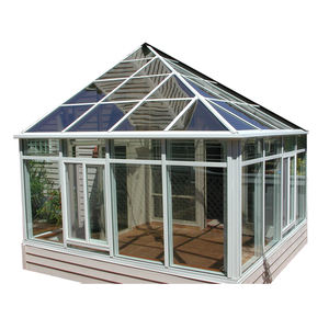 Grand Extérieur Portatif <span class=keywords><strong>En</strong></span> Verre Préfabriqué Maison Jardin Pièce Édouardienne Géorgien Isolé Conservatoire, Véranda Kits - Product Image 2