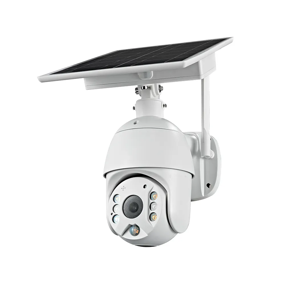 JideTech 1080P CCTV-IP מצלמה H.265 ראיית לילה P2P מבט מרחוק Ptz WIFI אלחוטי חיצוני עמיד למים 4g GSM שמש לוח מצלמה