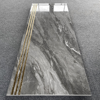 Carreaux de marches en marbre poli antidérapants de conception moderne pour escalier, marches en porcelaine