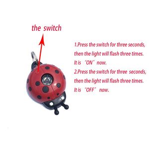 批发塑料宠物护理瓢虫形状防水环保超声波干虱和跳蚤驱避设备 - Product Image 3