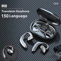 Écouteurs sans fil TWS Bluetooth à crochet d'oreille avec traduction IA, longue autonomie, pour OEM/ODM