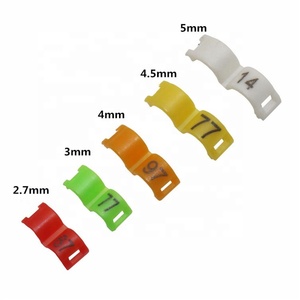 <span class=keywords><strong>100pcs</strong></span>/kantong Diameter Dalam 2.7/3/4/4.5/5 mm Cincin Kaki Kenari Cincin Kaki Burung Kecil Cincin Kaki Burung Merpati Cincin Kaki Burung Beo - Product Image 2