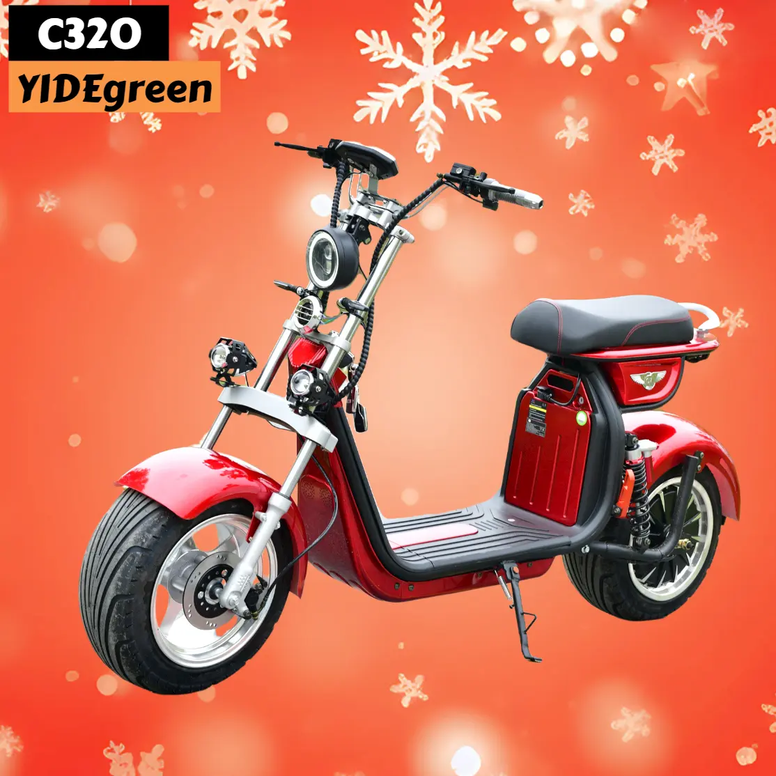 جديد نموذج Cp-3.0 جيدة نظرة 3 عجلة دراجة ثلاثية العجلات كهربائية دراجة بثلاث عجلات 2000W 12Ah/20Ah/40Ah مزدوجة مقعد Citycoco