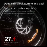 Motor Hub Belakang 26 Inci 48V 400W Daya Tahan Ultra Lama Kecepatan Maksimum 45km/jam Sepeda Gunung/Sepeda Listrik Baterai Lithium 7-percepatan