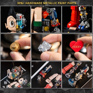 <span class=keywords><strong>Astro</strong></span> Boy, figurine de dessin animé, blocs de construction, jouet de construction, 40 pièces, modèle de robot en plastique, collection de jouets pour garçons, anniversaire - Product Image 6