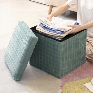 Multi-Color Stylish <strong>Stools</strong> Multi-Size Customizable Clothing <strong>Stools</strong> Velvet Ottoman Bench <strong>Storage</strong> - Product Image 4