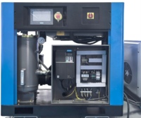 Compresseur d'air à vis stationnaire HUITONG XINDA industriel 7,5 kW 10 CV 380 V monophasé silencieux avec sécheur d'air et moteur CE