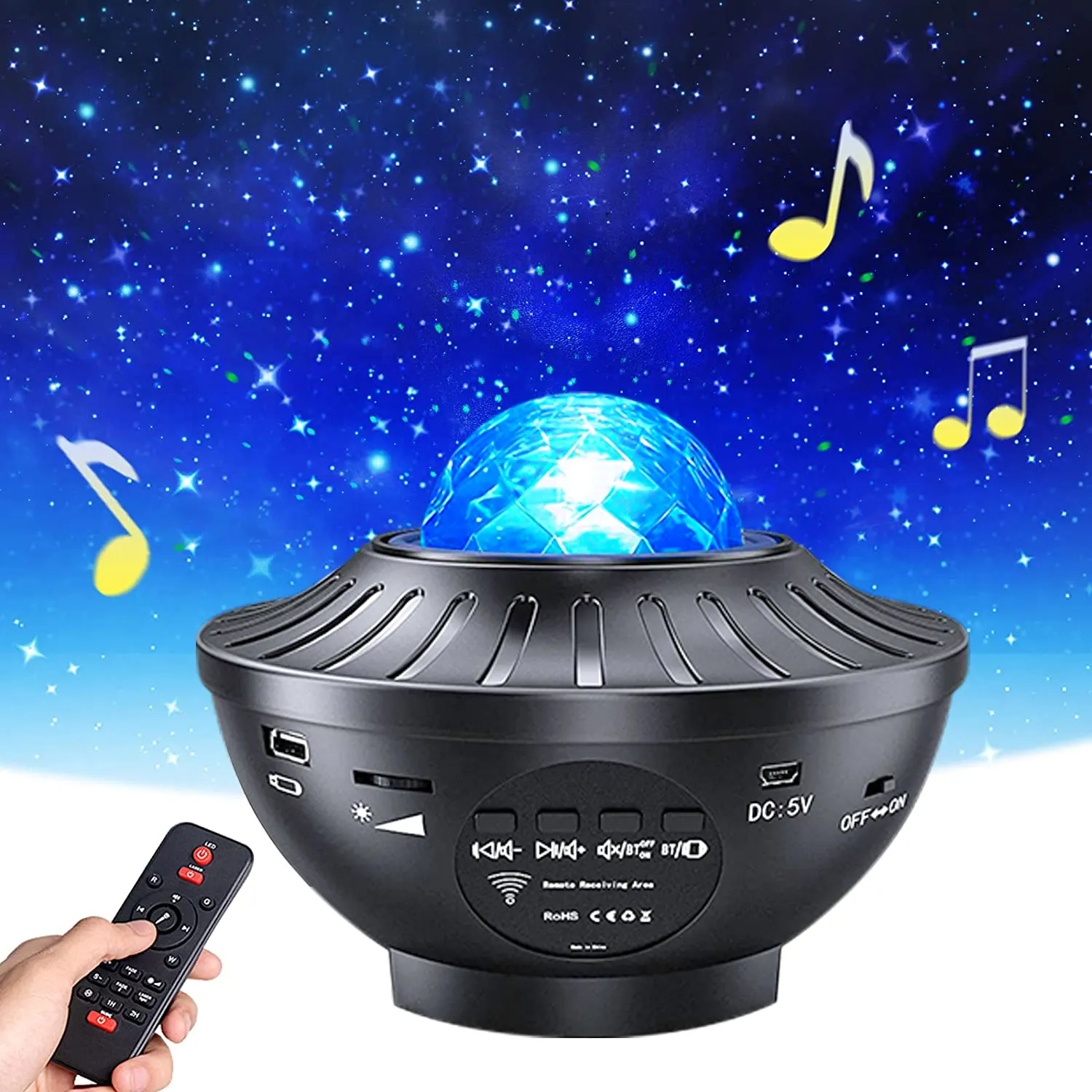 Giá Bán Buôn Ánh Sáng Thiên Hà Đầy Sao Cho Phòng Ngủ Đèn Trần 2.0 Alexa Star Egg Dropshipping Led Night Sky Galaxy Chiếu