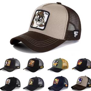 Dessin animé lapin canard conception 5 panneaux maille casquette <span class=keywords><strong>de</strong></span> Baseball 3D broderie impression numérique unisexe adulte été extérieur chapeau <span class=keywords><strong>de</strong></span> soleil - Product Image 1