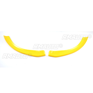 Une paire d'embouts de pare-chocs avant pour Dodge Charger Base 2015-2021, séparateur de spoiler jaune, diffuseur, accessoires 2018 2019 2020 - Product Image 5