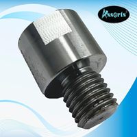 Adaptateur de broche de tour à bois ASSORT en acier allié FT M33 X 3.5 MT 1" X 8 TPI, composants d'engrenage essentiels, garantie 3 ans